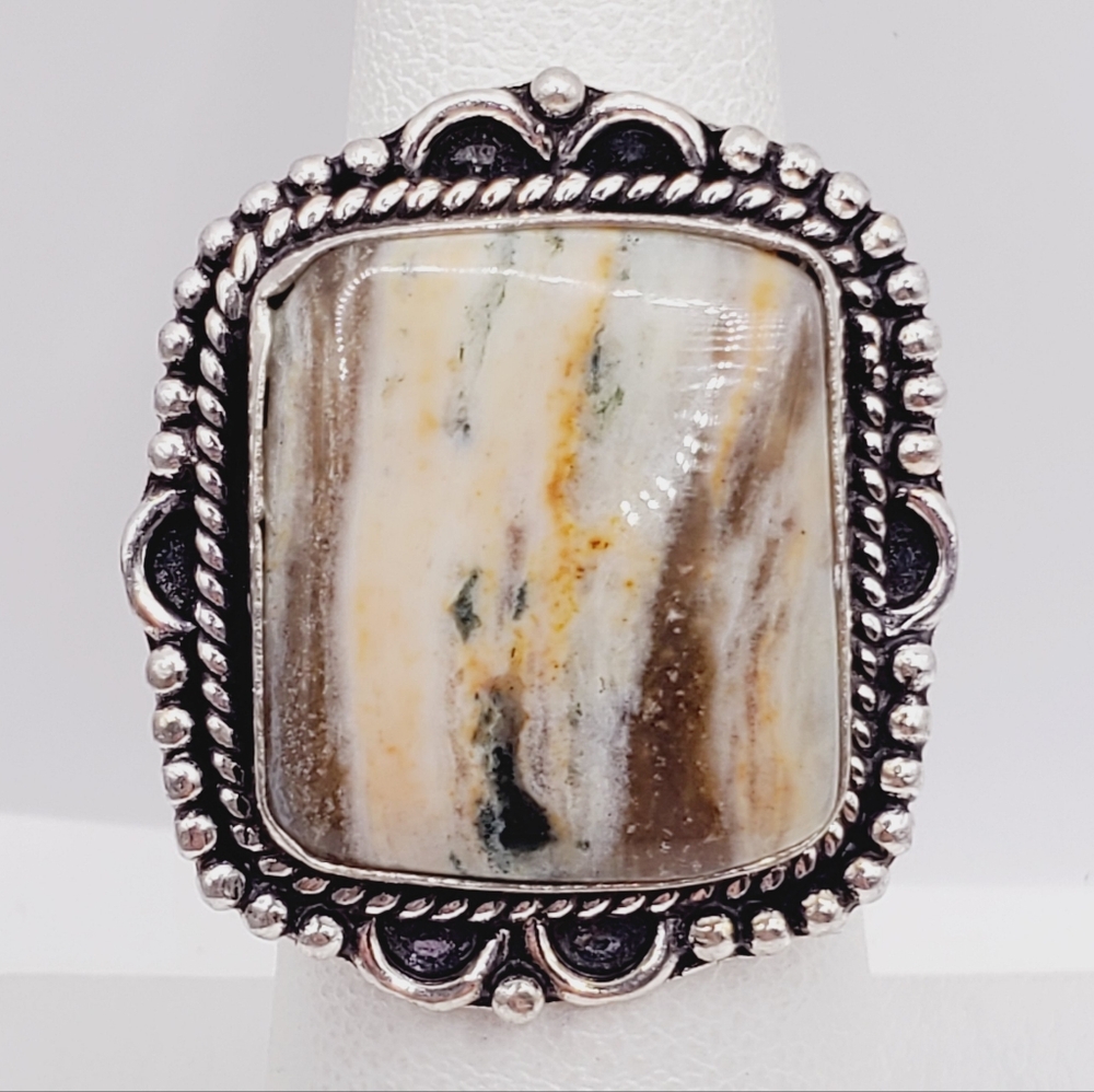 Jasper Statement Ring